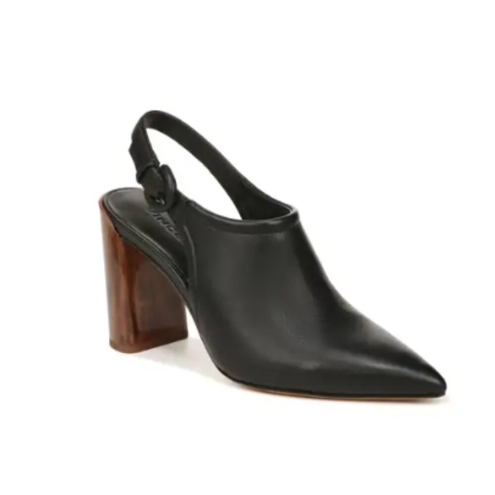 Vince Pyra Pointed Toe Slingback Mule